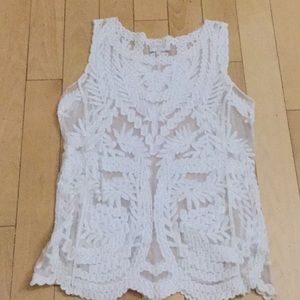 Laundry by Shelli Segal Lace Top New Small